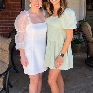 Revolve Tia Dress in Ivory